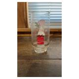Coca Cola Christmas collectible glass