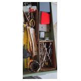 Tools- contents of drawer. Bring boxes