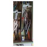 Tools- contents of drawer. Bring boxes