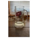 Schlitz mug and misc glass