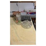 Candy dish and misc