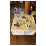 Glasses, bowls and misc