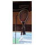 Racket ball/tennis rackets and cane