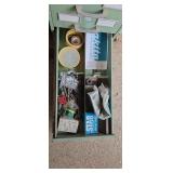 Contents of drawer. Bring boxes