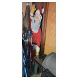 Santa and contents of corner
