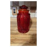 Orange red canister