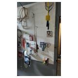 Contents of pegboard