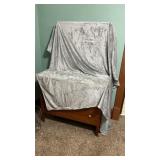 Blanket and metal basket