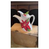 Glass juice pitcher