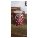 Lucite reward redwood stain one gallon unopened