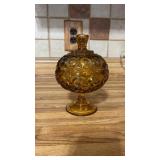 Amber moon and stars candy dishes