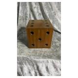 Dice wooden box