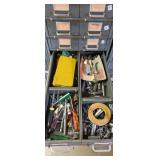 Tools Contents of drawer. Bring boxes