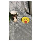 Cup, vase and misc