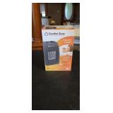 Comfort zone cermic heater 1500 watts new in box