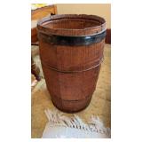 Old wooden barrel