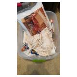 Tote with fabric