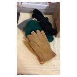 Stocking hats and gloves
