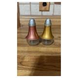 Aluminum salt and pepper shakers