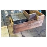 4 Wooden boxes