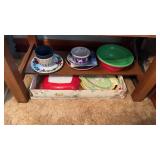 Contents under desk