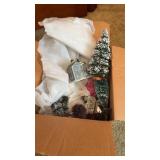 Cobble stone corner Christmas decorations