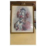 Clown frames prints and others
