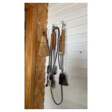 Grilling utensils and whisk broom