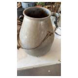 Wear-ever aluminum milking pail
