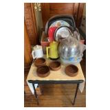 Wooden bowls, platters and misc