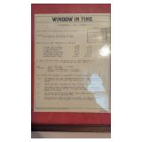 Window in time wall hanging