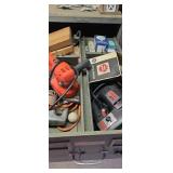 Power tools Contents of drawer. Bring boxes