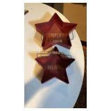 Simply believe decorative metal stars