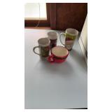 Christmas coffee cups