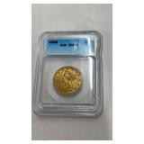 1885 liberty head $10 gold eagle. ICG-MS63