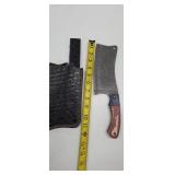 Cleaver with sheath