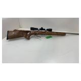 Savage model 93R17 17HMR bull barrel with Simmons