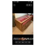 Display cabinet 64in wide, 31.75in deep and