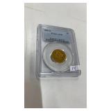 1856-D $5 liberty head gold half eagle PCGS AU50