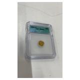 1853-0 gold $1 ICG-MS63