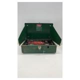 Coleman camp stove. White gas