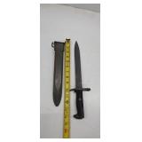 Bayonet with sheath
