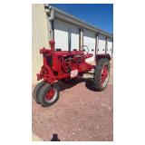 1939 Farmall F-20 electric start belly pump road