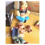Rubber Popeye Dolls