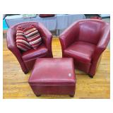 Chairs / Ottoman / Pillows