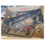 Mixed Tool Lot Saws Wrenches
