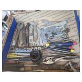 Mixed Tool Lot Wrenches Drivers