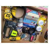 Mixed Tool Lot Tape Measure Stapler Wrenches