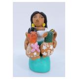 Woman With Animal Pots Woman With Animal Pots