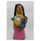 Woman With Child And Pineapple Woman With Child And Pineapple